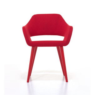 Кресло Club 2481 Red (2481.229PO RAL3020)